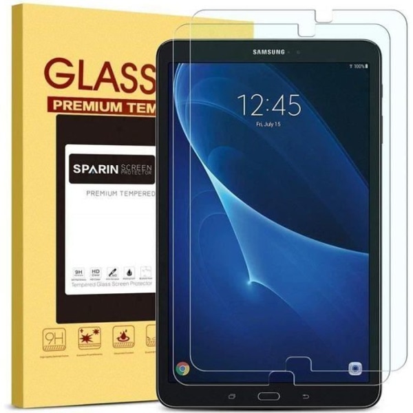 [2-pack] Skärmskyddsfilm av härdat glas för Samsung Galaxy Tab A6 10,1" SM-T580 T585