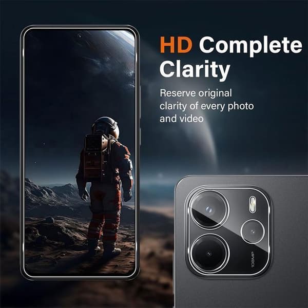 Skyddsglas för Xiaomi Redmi Note 14 - 2 Härdade Glas - Repbeständigt - 9H Transparent