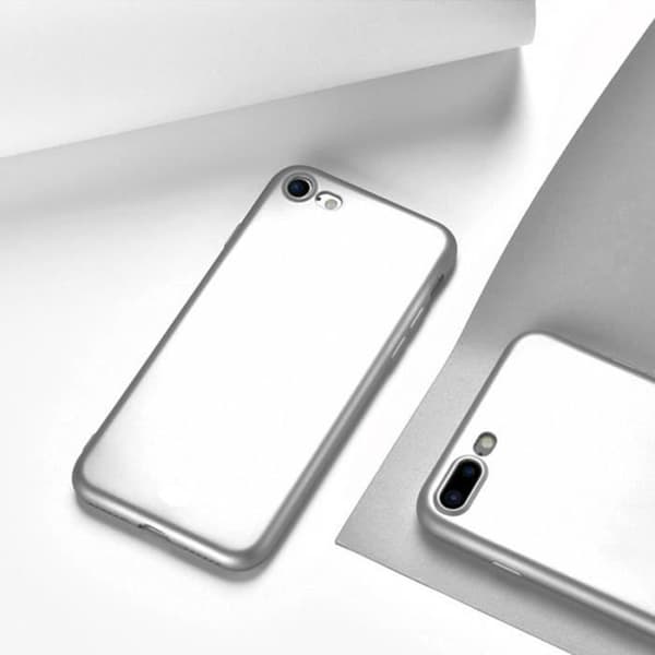 iPhone 8 skal - Apple - Silver - Stöttålig - Ultra Slim - Flexibel Silver