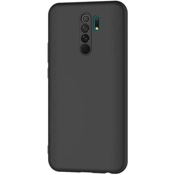 Skyddsfodral till Xiaomi Mi 9 - E.F.CONNECTION - Mjuk - Svart - Set med 2 härdade glasögon Svart