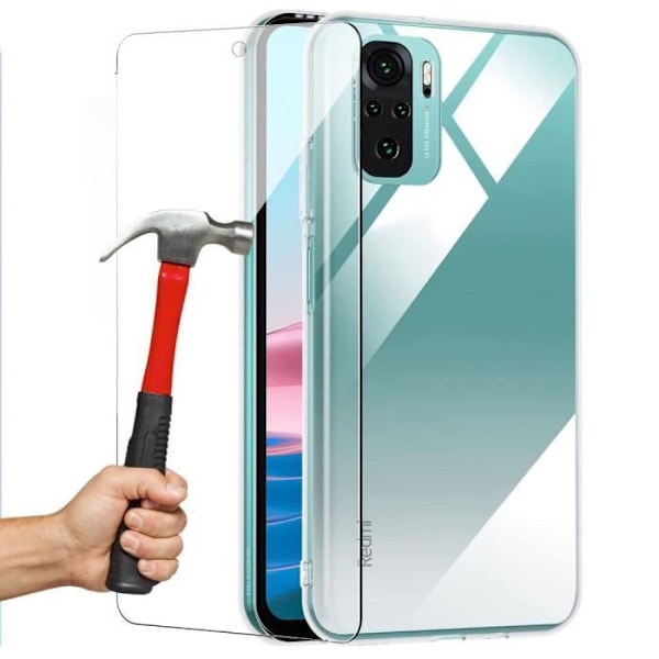 Skyddsfodral för Redmi Note 10S - E.F.CONNECTION - Mjuk - Transparent - Bra prestanda Transparent