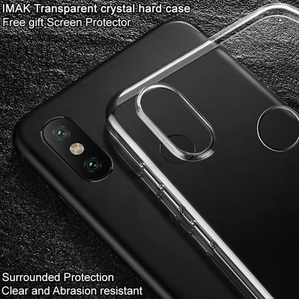 Coque - Crystal Pro - Xiaomi 8 SE - Slidstærk - Skærmbeskyttelse - Transparent Transparent
