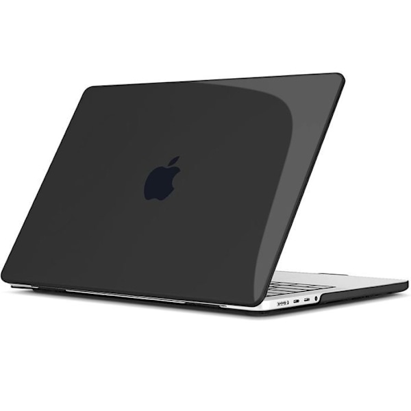Cover til MacBook Air 15 Tommer M4 M3 M2 2025 2024 2023, Ventileret Hård Beskyttelse Stødabsorberende Skridsikker Sort Svart