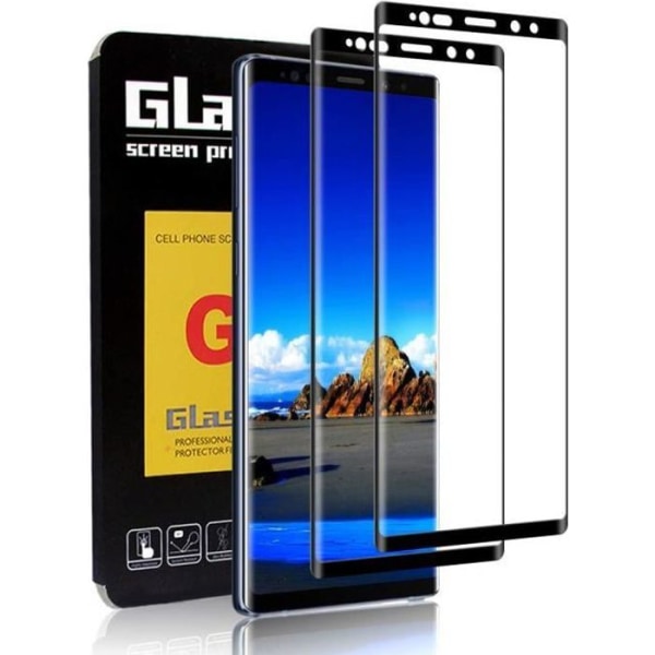 [Pack of 2] Skyddsfilm för Samsung Note 9, Samsung Galaxy Note 9 härdat glas, Ultra Resistant 9H Hardness Index Anti Scratch -