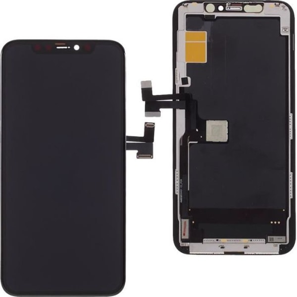 Telefonskärm flexibel Oled LCD-skärm för Iphone 11 Pro 5,8 tums digitaliserare monteringsreparationsdelar (utan logotyp)