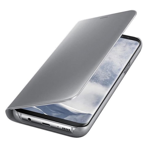 Fodral till Samsung Galaxy S9 - Juce - Silver - Stötsäker - Flip Cover - Spegeleffekt Pengar
