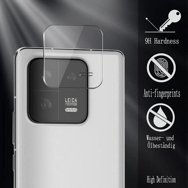 3 hærdede briller bagkamera til Xiaomi 13 Pro - E.F. CONNECTION - Anti-ridsebeskyttelse Transparent