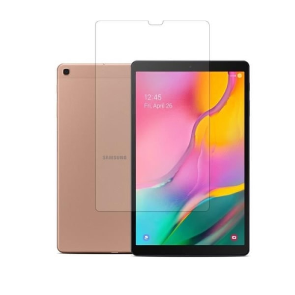 Skal - Tablettfodral, skärmskydd i härdat glas för Samsung Galaxy Tab A 2019 10.1 SM - Typ SAM T510 T515