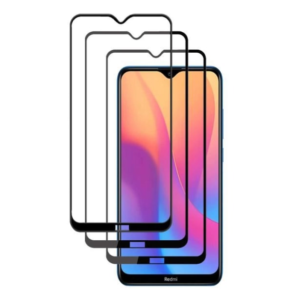 För Xiaomi Redmi 7 härdat glas skärmskyddsfilm [9H hårdhet] [3 stycken] Transparent