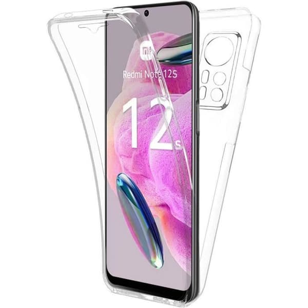 Helkroppsfodral för Xiaomi Redmi Note 12S Stötsäkert Anti-Scratch Transparent skydd (ej för Redmi Note 12)