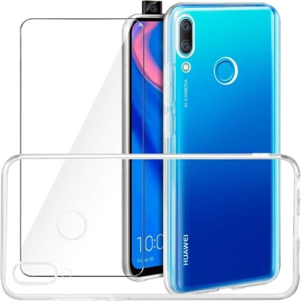 Härdat glas + fodral Huawei P Smart Z 6,59" Unicorn Silikonfodral Skyddsskydd TPU Gelfodral Huawei P Smart Z 6,59"