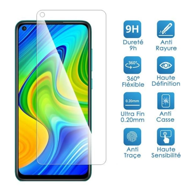 Flexibel glasskyddsfilm för Xiaomi Mi 10T 5G smartphone [Pack x4]