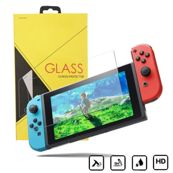 Nintendo Switch hærdet glas skærmbeskytter til Nintendo Switch - 9H 2.5D glas mod ridser