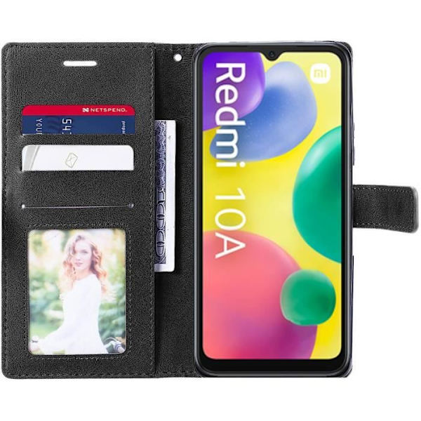Mobilskal för Xiaomi Redmi 10A - MÄRKE - Brun-Svart - Mjuk - Rep-Resistent - Fodral Brun svart