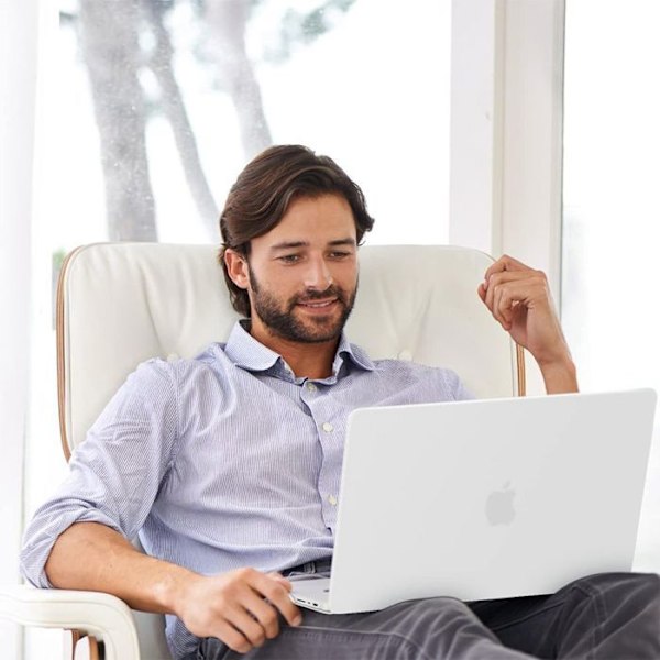 Skyddsfodral för MacBook Pro 16 Tum M4 M3 M2 M1 Pro/Max 2024 2023 2021, Hård Stöttålig Genomskinlig Skydd. Genomskinlig