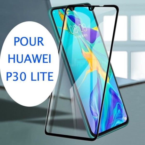 Full skyddsfilm i svart härdat glas för Huawei P30 LITE