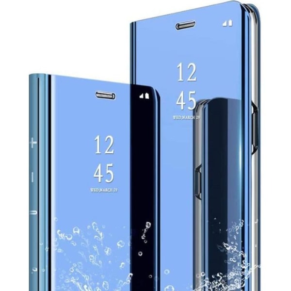 Xiaomi Redmi Note 9 Fodral, Spegel Clear View Smart Ultra-Tunnt skydd, 360° skyddande metallplätering Stötsäker Anti-Scratch ANM