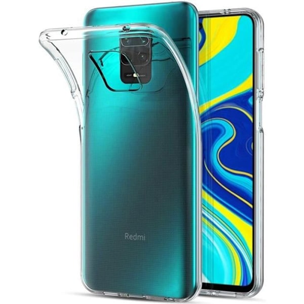 Xiaomi Redmi Note 9S Transparent fodral, [Ultra Thin] Bumper Soft TPU Gel Silikonskyddsfodral, flexibelt fodral för Xiaomi Redmi Note 9S