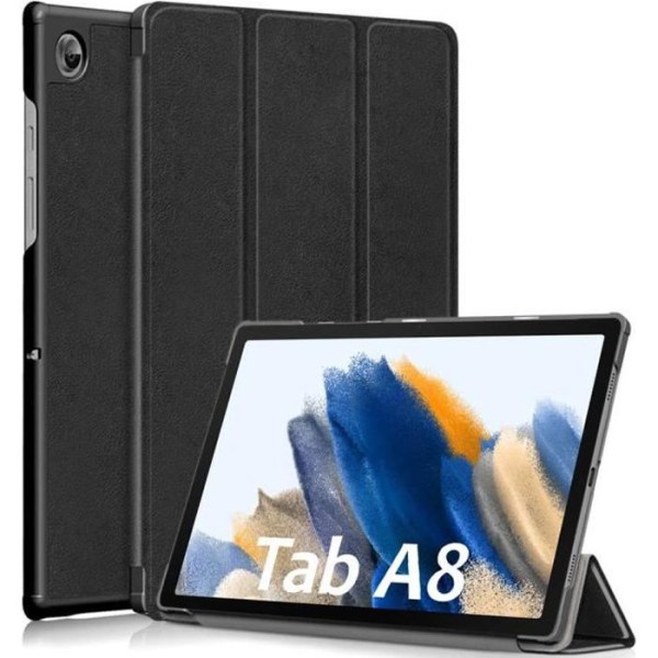 ebestStar ® för Samsung Galaxy Tab A8 10.5 (2021) SM-X200 X205 - SmartCase PU-skal, svart