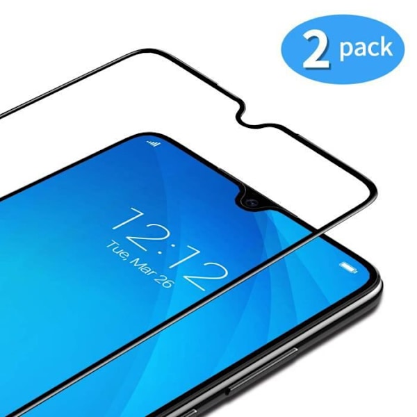 Filmbeskyttelse - Huawei - P30 - Tempereret Glas - 9H Hårdhed - Ridsefrit - 2 Stykker Svart