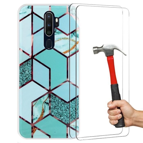 Skyddsskal - E.F.CONNECTION - För Redmi Note 8Pro - Flexibelt - Tunn Design - Stöttålig - Grön Grön