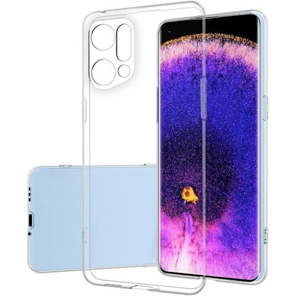 Taske til OPPO Find X5 Protection Silikone Ultra Slim Transparent Transparent