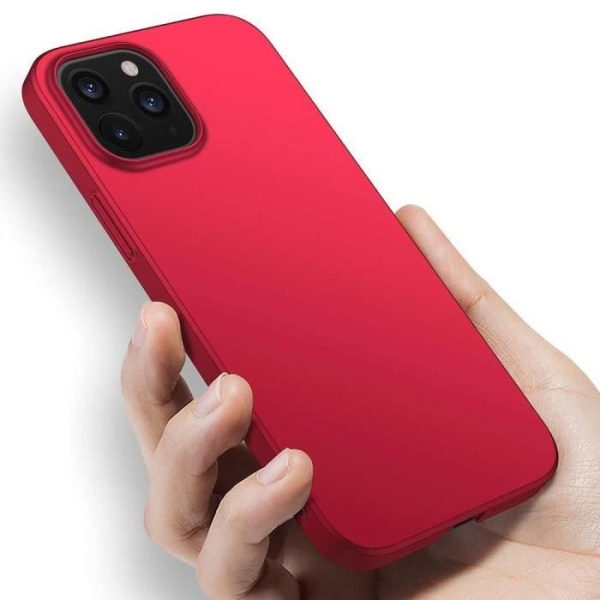 Skal till iPhone 12 Pro Max, Ultratunn mjuk silikon, TPU-skydd Röd