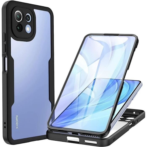 Fodral för Xiaomi 11 Lite (6,55") 360 graders helkroppsskydd Hårt fast