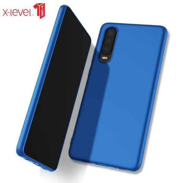 Etui til din Huawei P30 i ultratynd mat TPU blå Blå