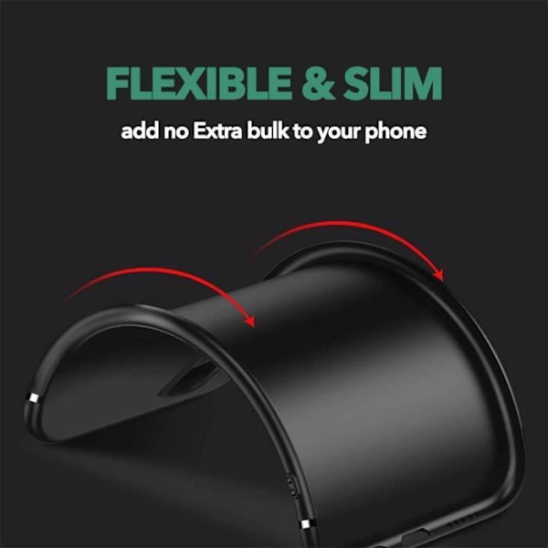 TPU etui til Xiaomi 11T Sort + 2 skærmbeskyttere i hærdet glas