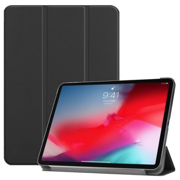 Coque iPad Pro 11" - MÆRKE - Tri-Fold Slim Fit - PU Læder - Sort - Beskyttelse Svart