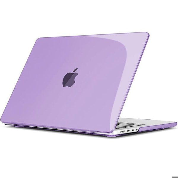 Coque för MacBook Pro 14 Tum M4 M3 M2 M1 Pro/Max 2024 2023 2021, Ventilerad Stötsäker Antiskid - Lila Lila