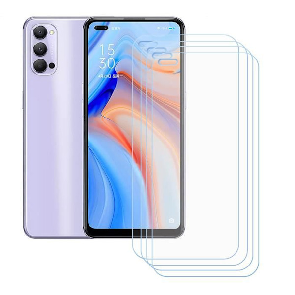 Film skyddande - JC - OPPO Reno 4 5G - Härdat glas - Ultra-tunt - Stötsäker