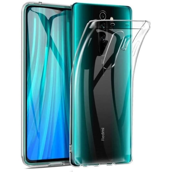 Fodral för Redmi Note 8 Pro (6,53") Mjukt förstärkt skydd mot stötar Transparent