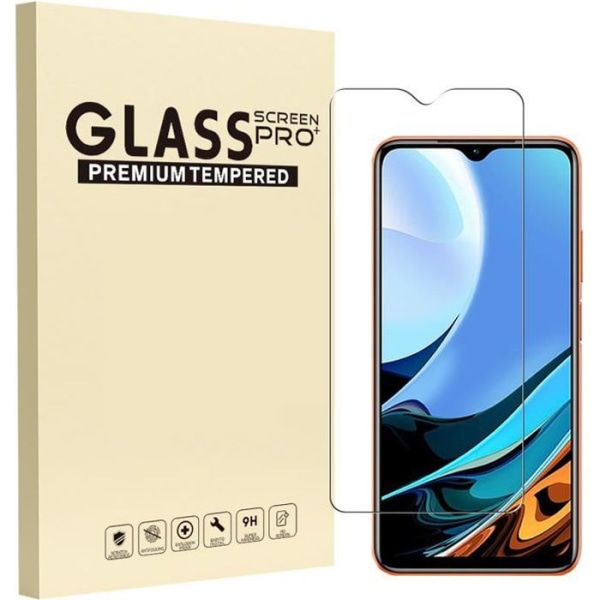 Skærmbeskytter - Xiaomi - Redmi 9T - Hærdet glas - Anti-ridse - Beige