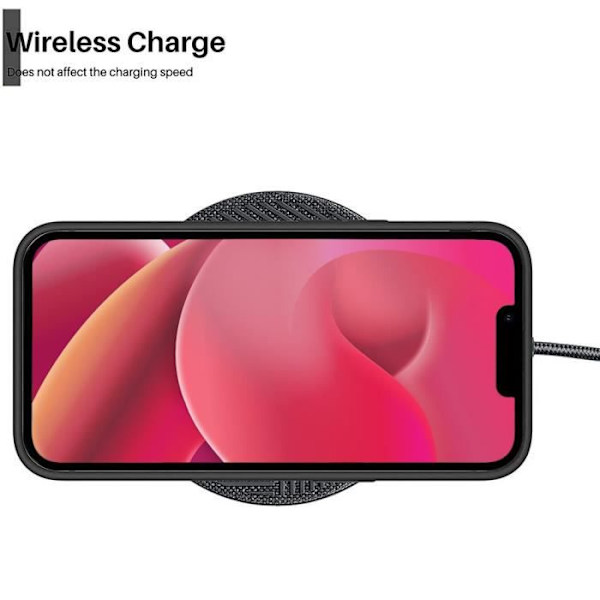 Cover til iPhone 14 Slim Silikone Beskyttelsescover Sort Svart