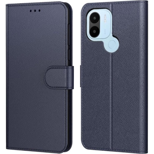 Pung etui til Redmi A1+/A2+ (A1 Plus/A2 Plus) Marineblå Anti-ridse 360 graders beskyttelse marinblå