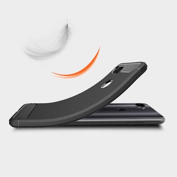 Coque - Xiaomi - Mi 8 Lite - TPU - Stødabsorberende - Fleksibel - Sort Svart