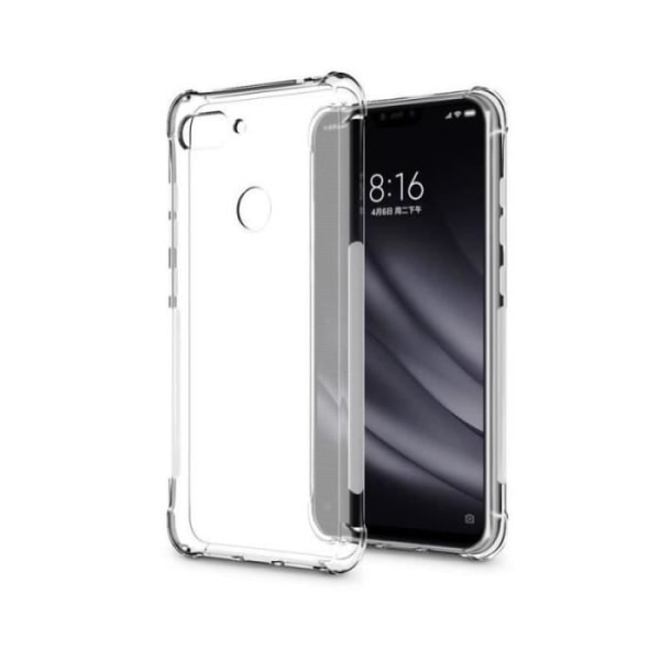 Stötsäkert transparent silikonfodral för Xiaomi MI8 Lite