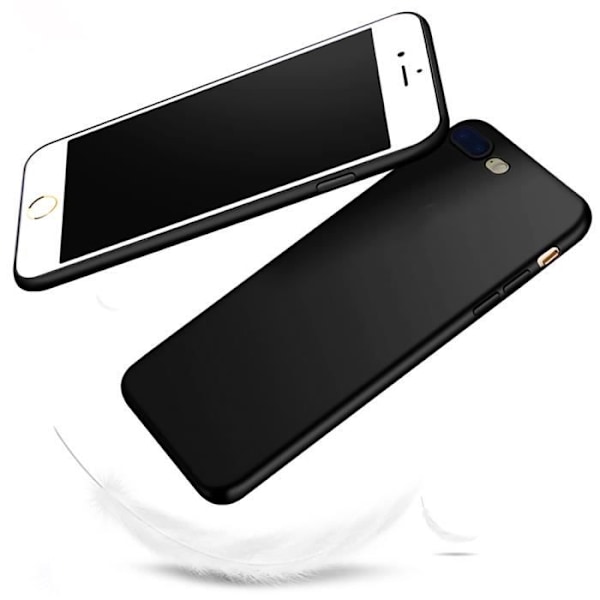 Stöttålig Skal - E.F.CONNECTION - för iPhone 6S Plus/6 Plus - Mjuk TPU - Matt Yta - Ultra Tunn - Svart Svart