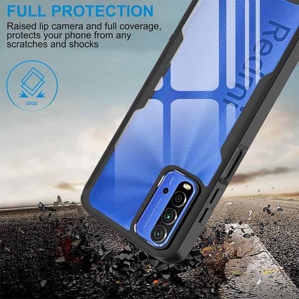 Coque - Redmi - 9T - 360 Graders Skydd - Represistent - Förstärkt Kantskydd