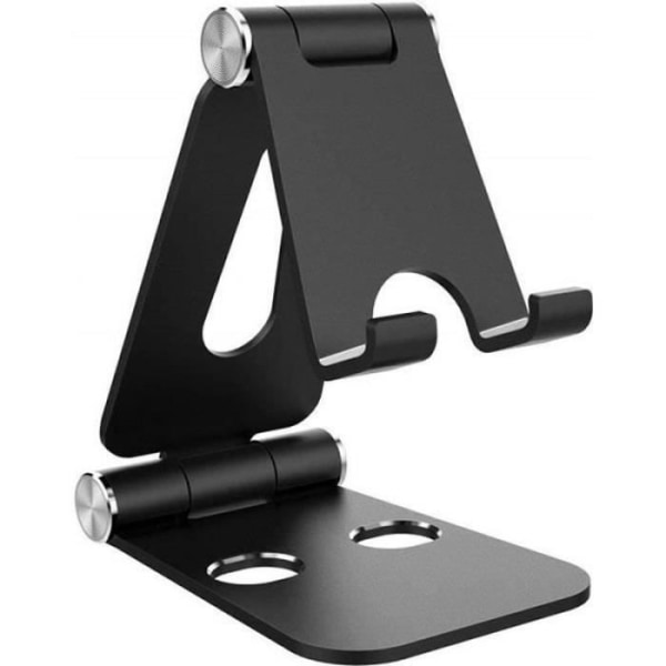 GFT23114-telefonhållare, surfplattahållare, dockningshållare för mobiltelefon, andra smartphones aluminium - svart