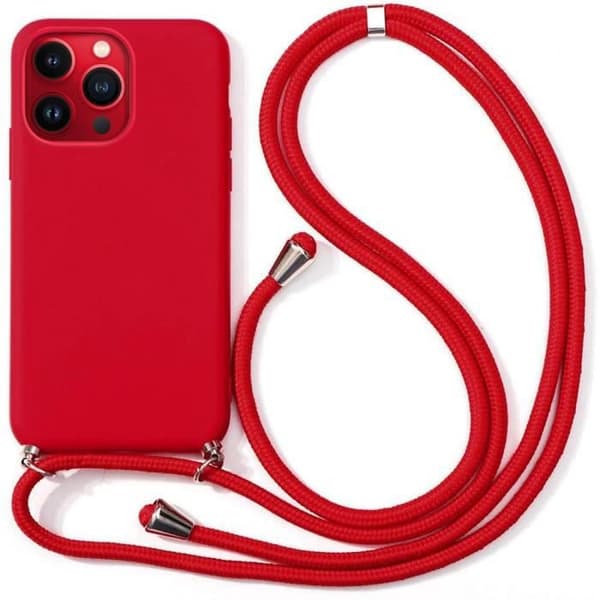 Skyddsskal - E.F.CONNECTION - för iPhone 13 Pro - Flexibelt - Röd - Stötabsorberande Röd