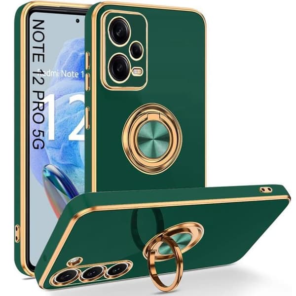 Coque - Xiaomi - Redmi Note 12 Pro 5G - TPU Mjuk - Nattgrön - Stötabsorberande Midnattsgrönt