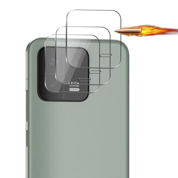 3 Bakkamera härdat glas för Xiaomi 13 Transparent