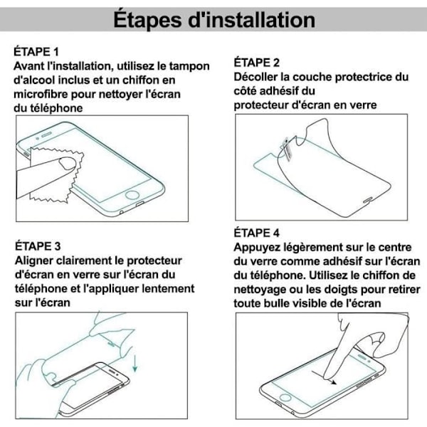 Pakke-3 hærdet glas til OPPO A73 4G skærmbeskyttelse 9H stødsikker Transparent