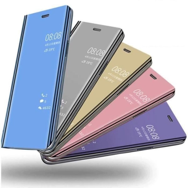 Coque Etui Flip - MISSTARS® - Xiaomi Redmi Note 9s - Silver - PU-läder - Fodral med flip-funktion Pengar