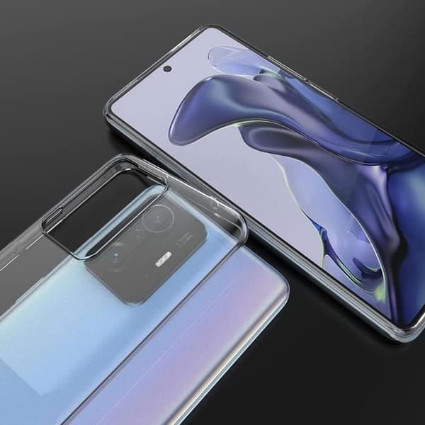Skyddsskal - E.F.CONNECTION - Xiaomi 11T 5G - Flexibelt - Transparent - Silikon Transparent