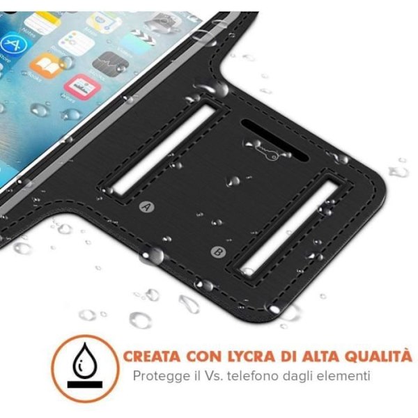 Etui til Samsung Galaxy Note 10 Armbånd Samsung Galaxy Note 10 Mobiltelefonholder til løb, E[331] Svart
