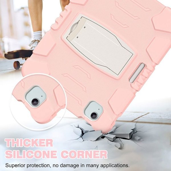 Coque til iPad Pro 11 Tommer (2022/2021/2020/2018) Stødabsorberende Anti-Ridse Fuld Hybrid - Rosa Rosa